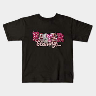 Easter Blessings Happy  Easter Day Kids T-Shirt